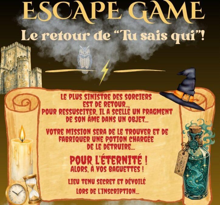 Escape game saint yorre